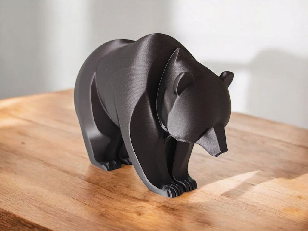 Geometric Bear Sculpture