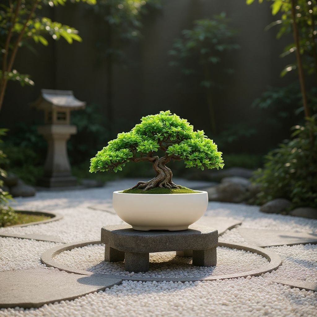 3D Printed Bonsai Planter Bowl with Drainage Hole