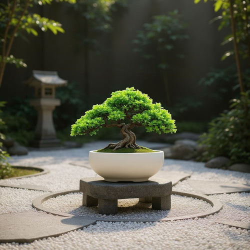 3D Printed Bonsai Planter Bowl with Drainage Hole