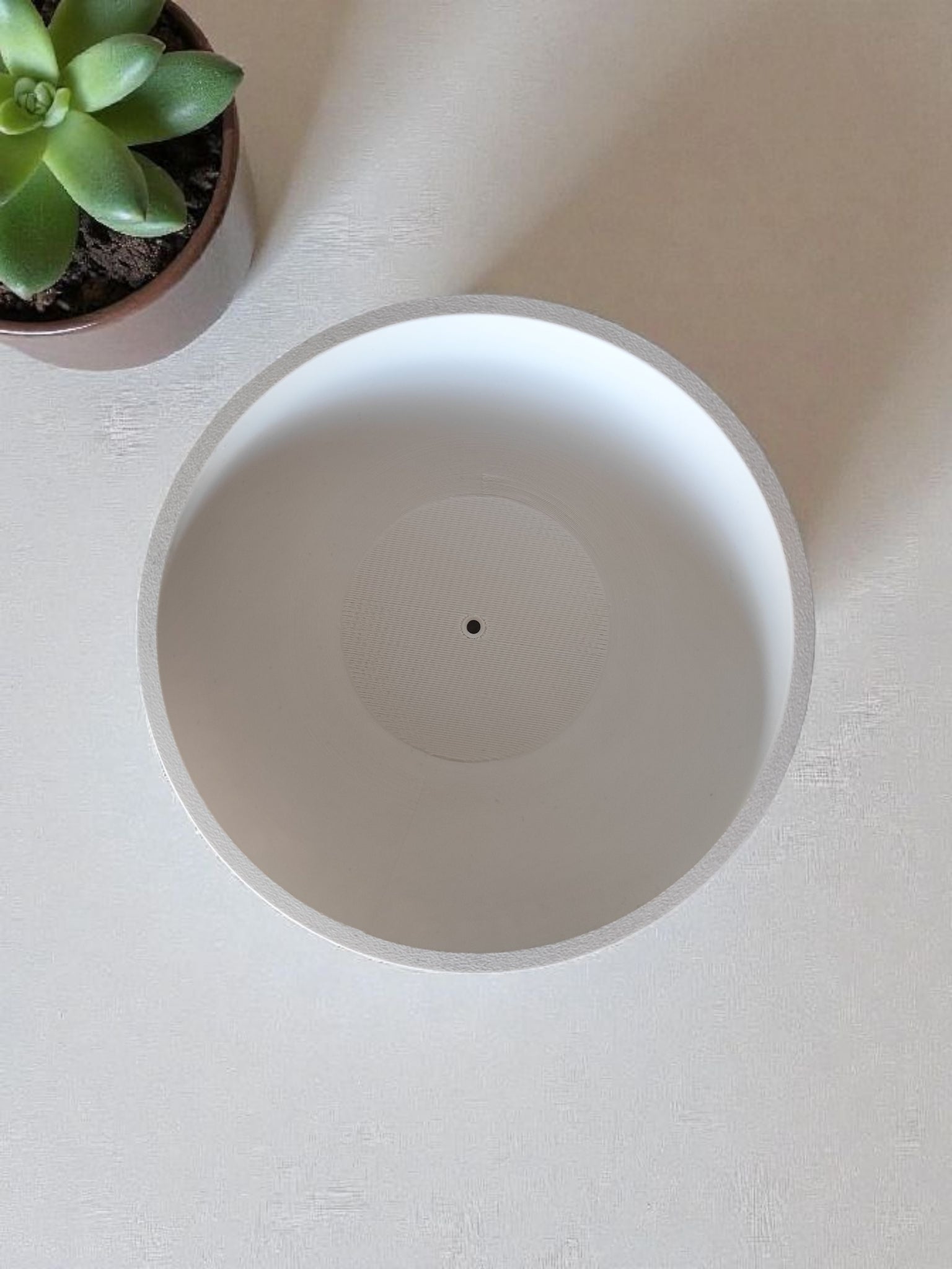 3D Printed Bonsai Planter Bowl with Drainage Hole