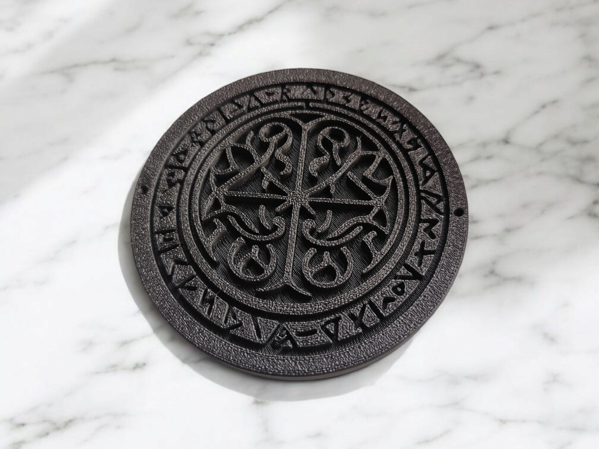3D Printed Celtic Runestone Coaster