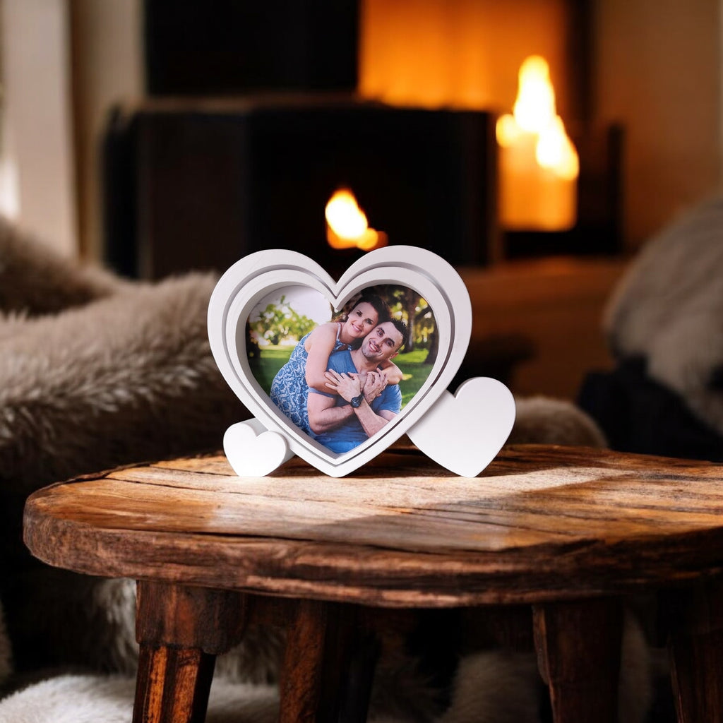 3D Printed Heart-Shaped Picture Frame
