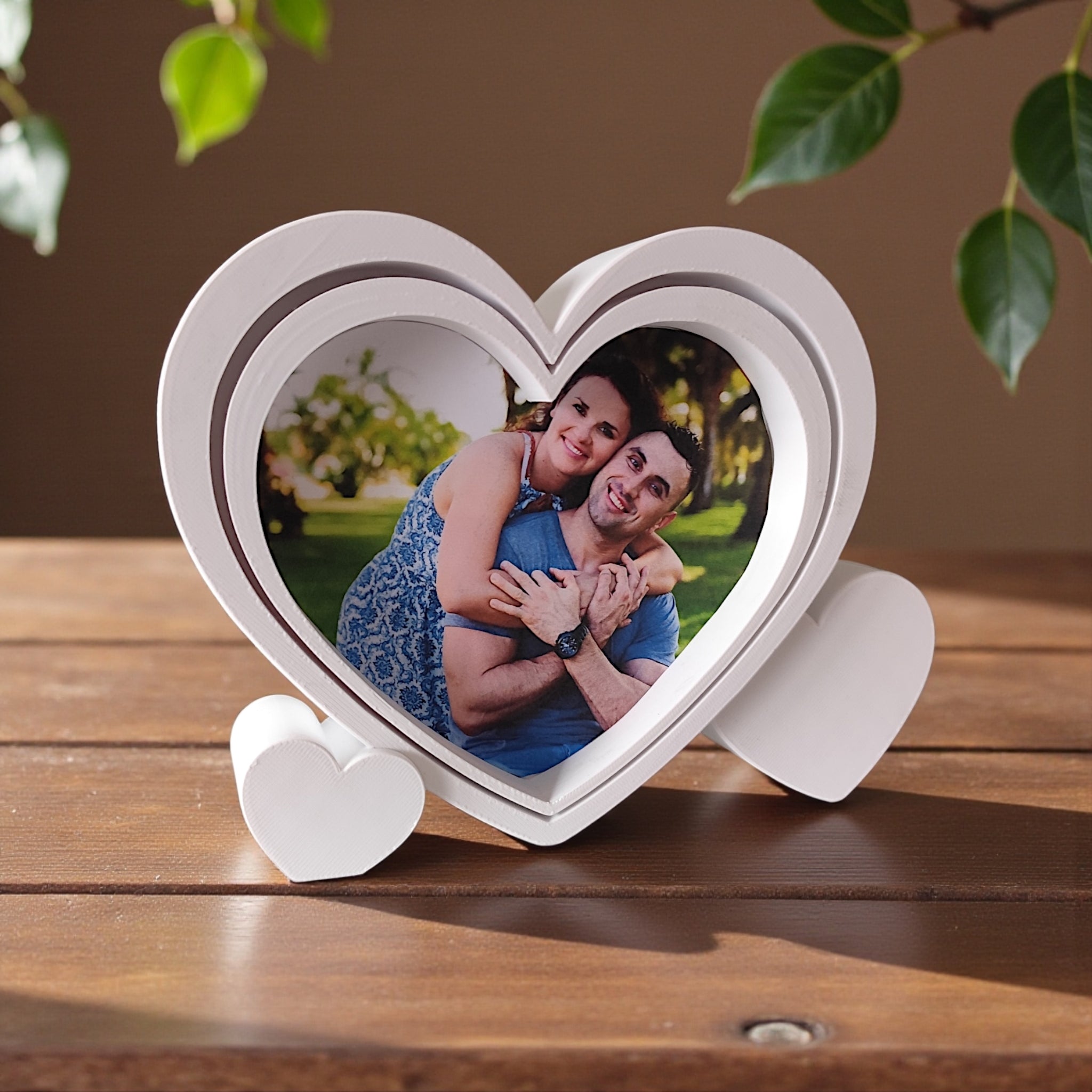 3D Printed Heart-Shaped Picture Frame
