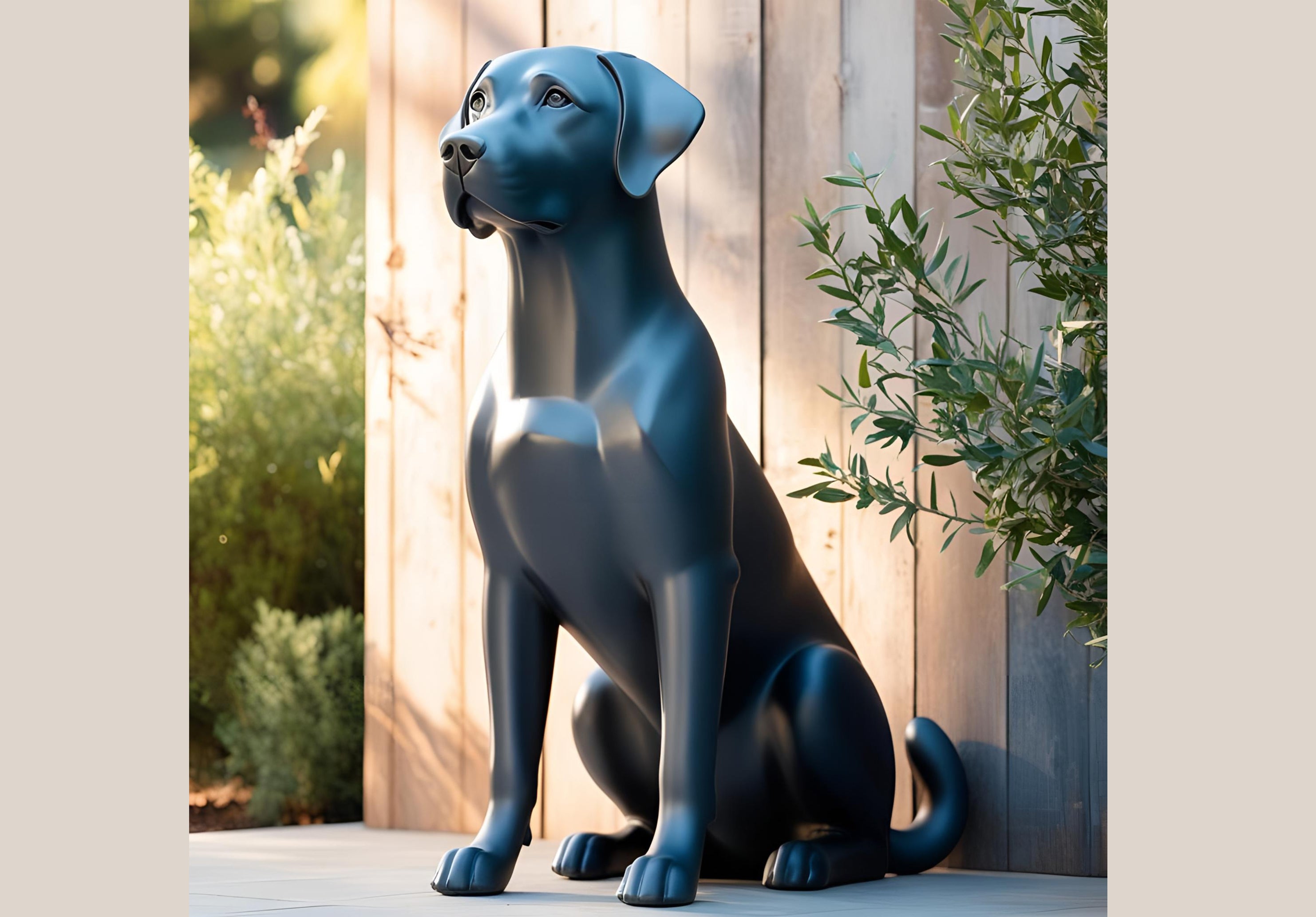 3D Printed Labrador Sculpture