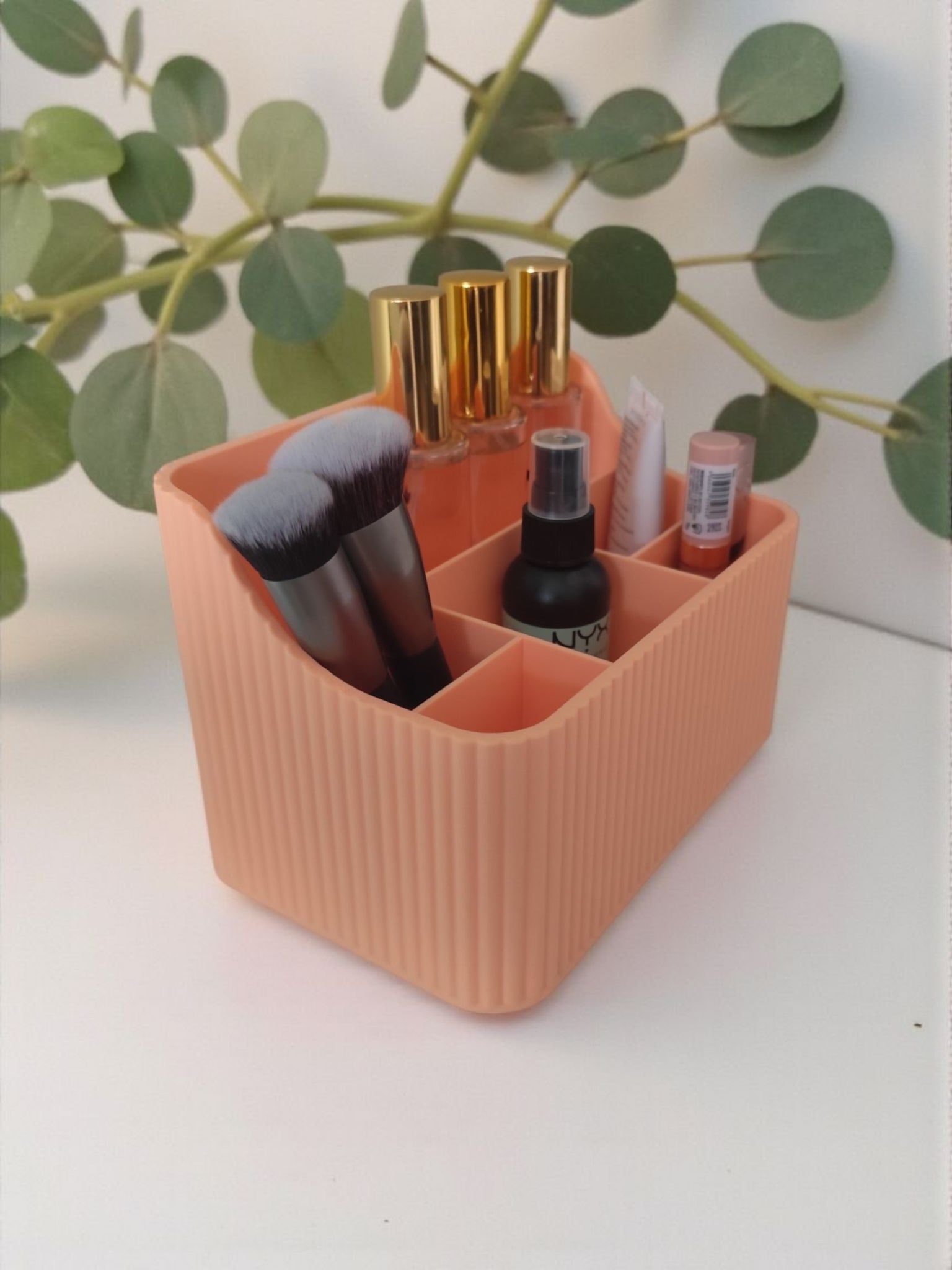 Multi-Compartment Makeup Organizer | Beauty Storage Solution