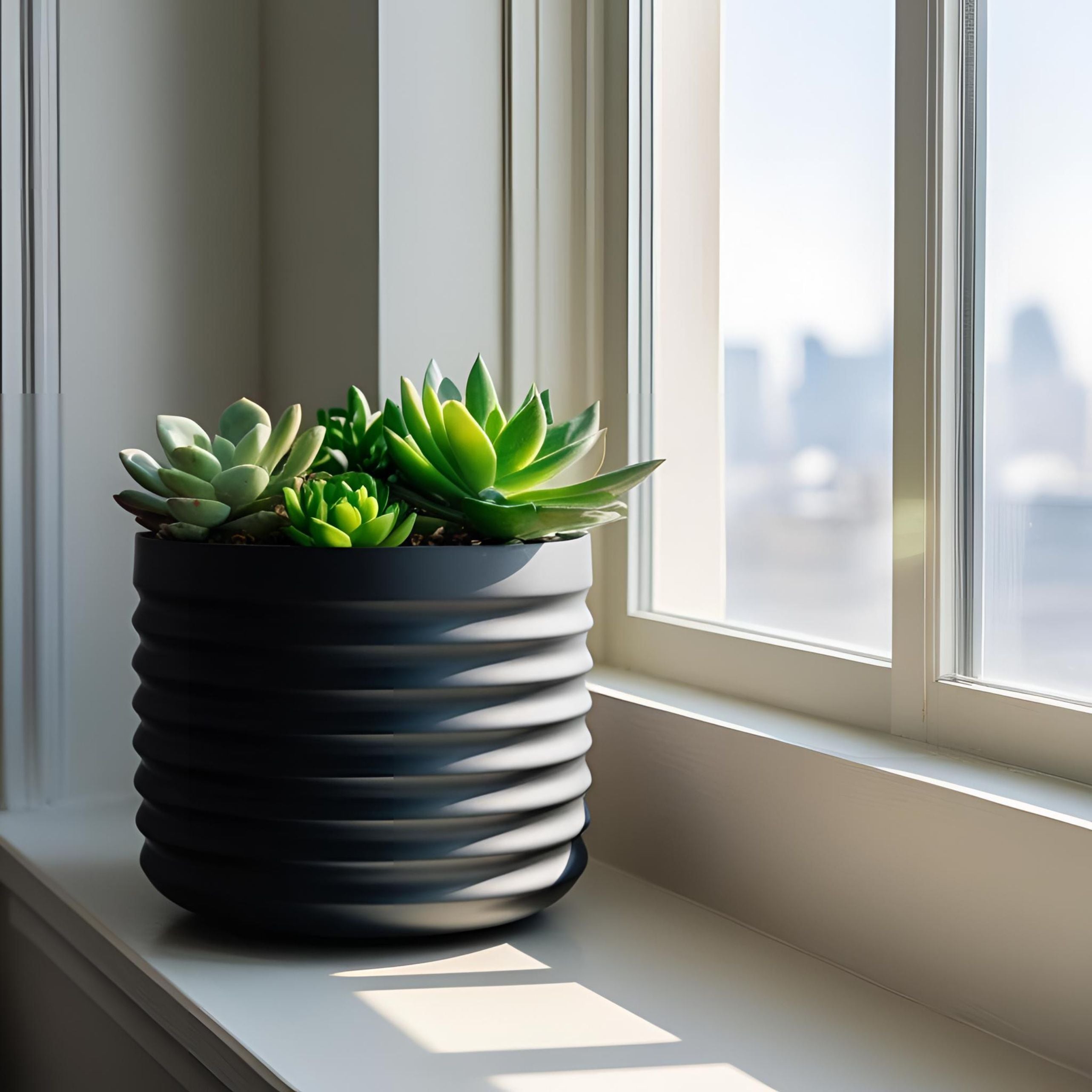 3D Printed Ribbed Planter