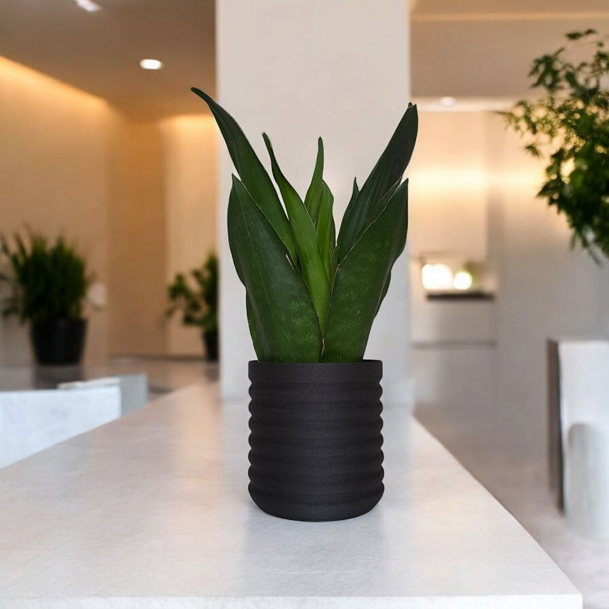 3D Printed Ribbed Planter