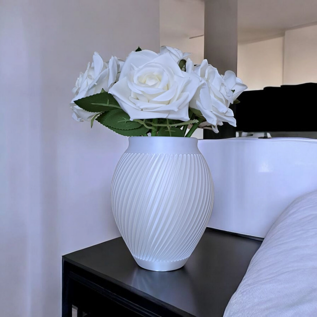 Spiral Textured Vase