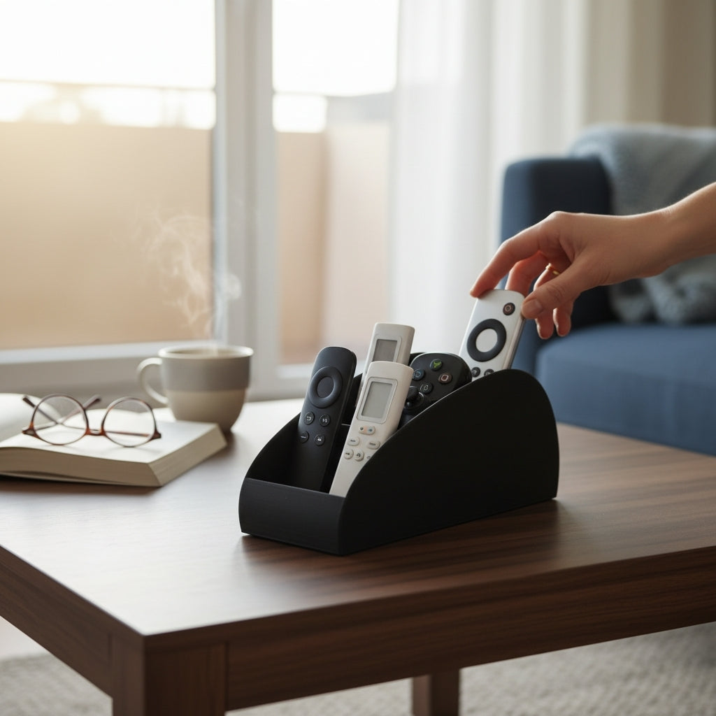 Multi-Slot Remote Control Organizer