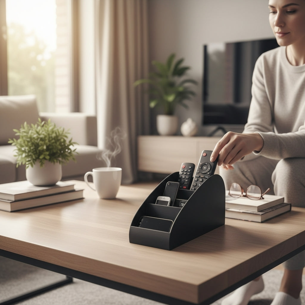 Multi-Slot Remote Control Organizer