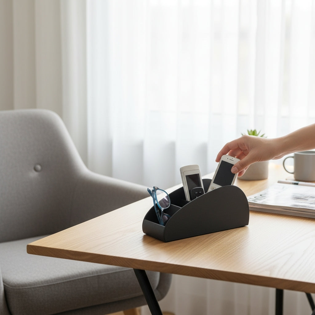 Multi-Slot Remote Control Organizer