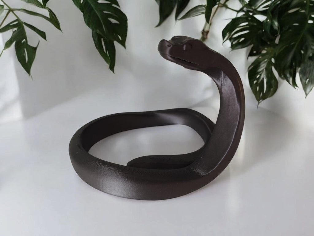Coiled Serpent Sculpture