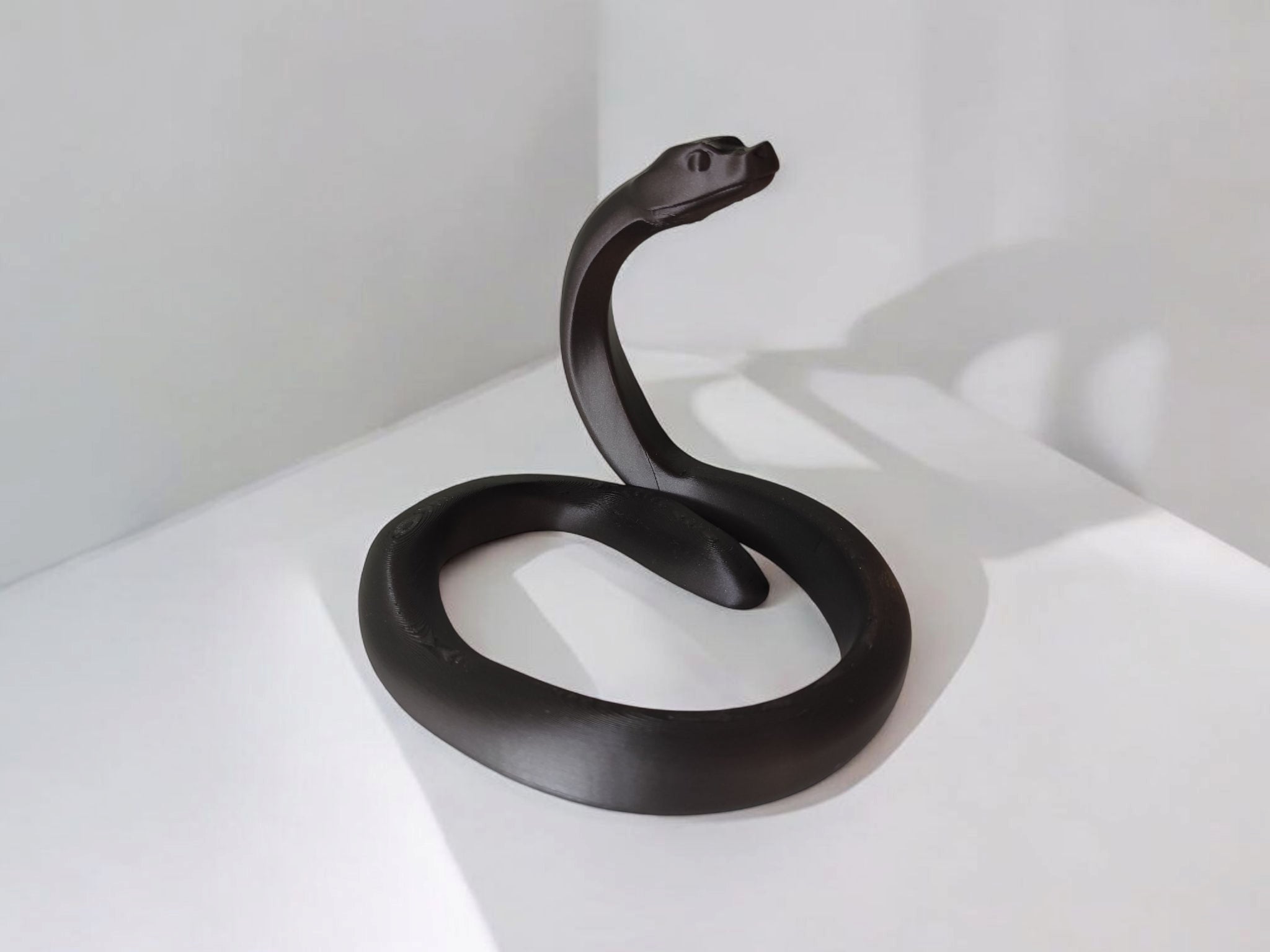Coiled Serpent Sculpture