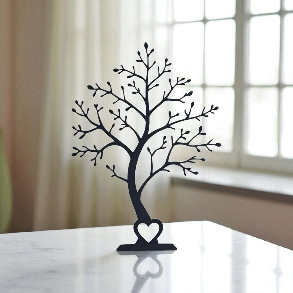Decorative Tree Sculpture with Heart Base | Home Décor Accent