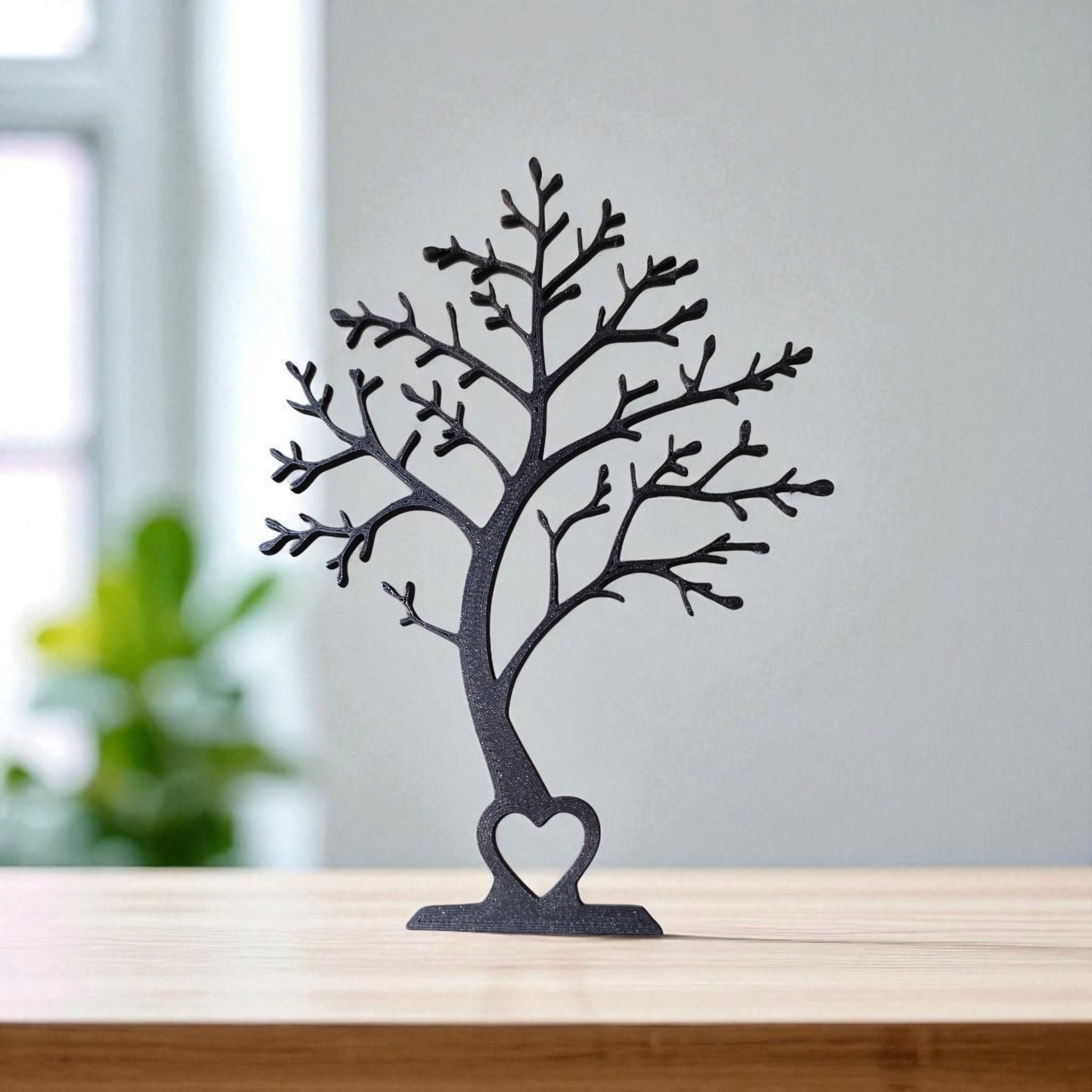 Decorative Tree Sculpture with Heart Base | Home Décor Accent
