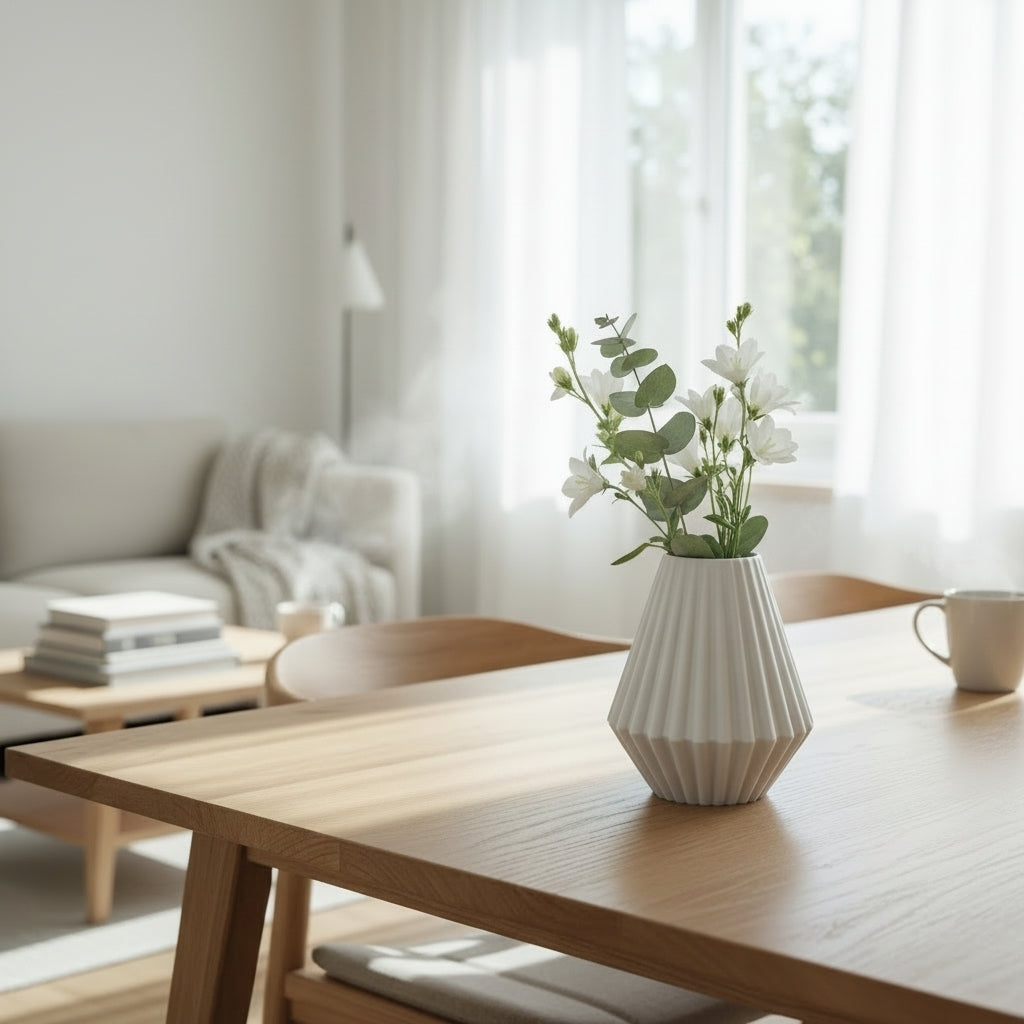 Geometric Faceted Vase