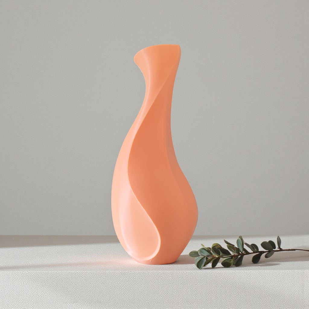 3D Printed Twisted Sculptural Vase