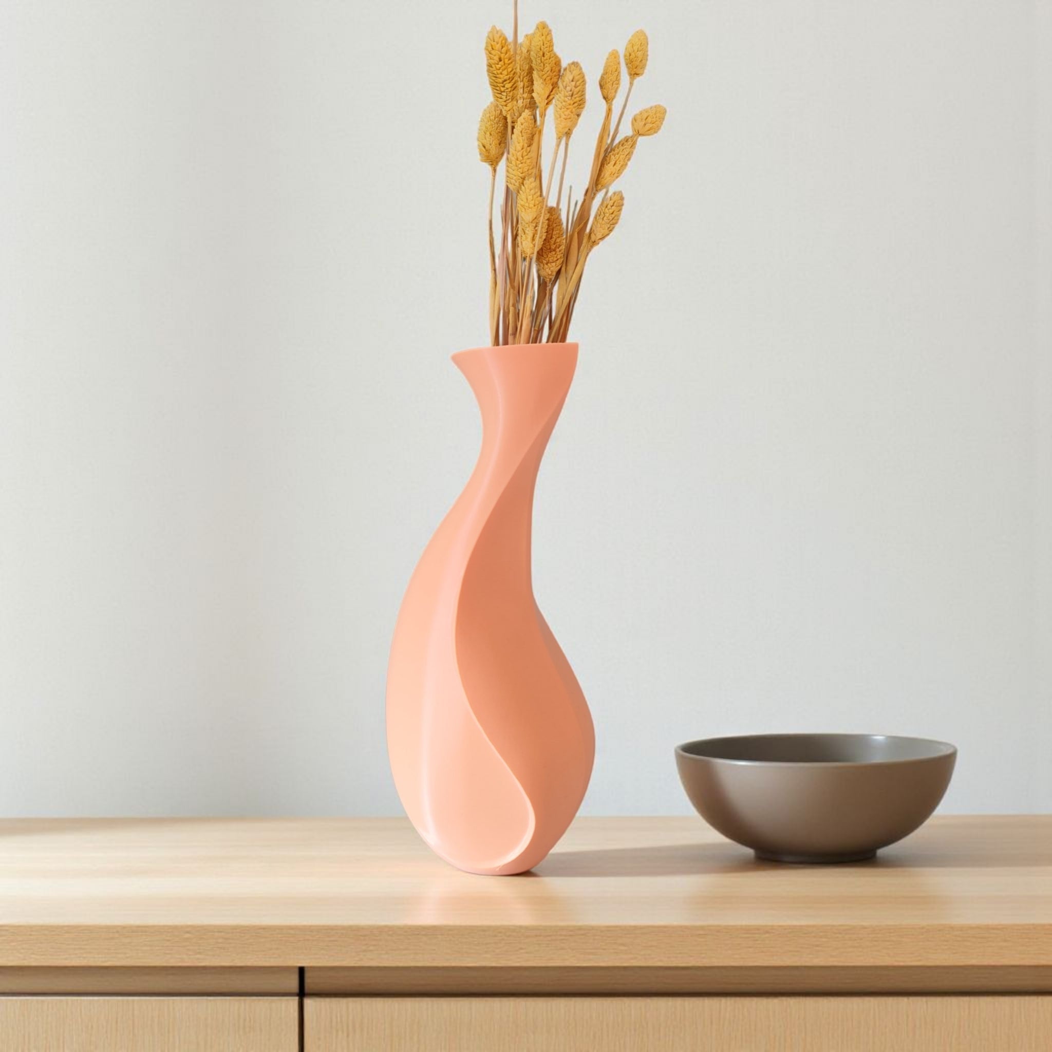 3D Printed Twisted Sculptural Vase