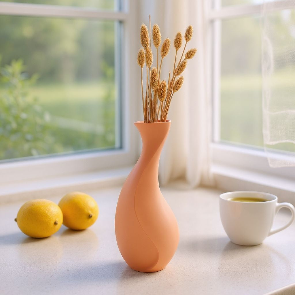 3D Printed Twisted Sculptural Vase