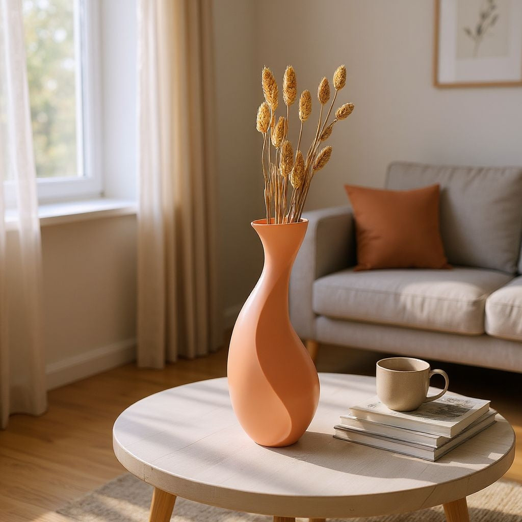 3D Printed Twisted Sculptural Vase