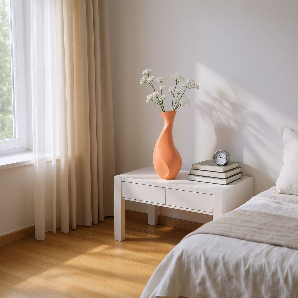 3D Printed Twisted Sculptural Vase