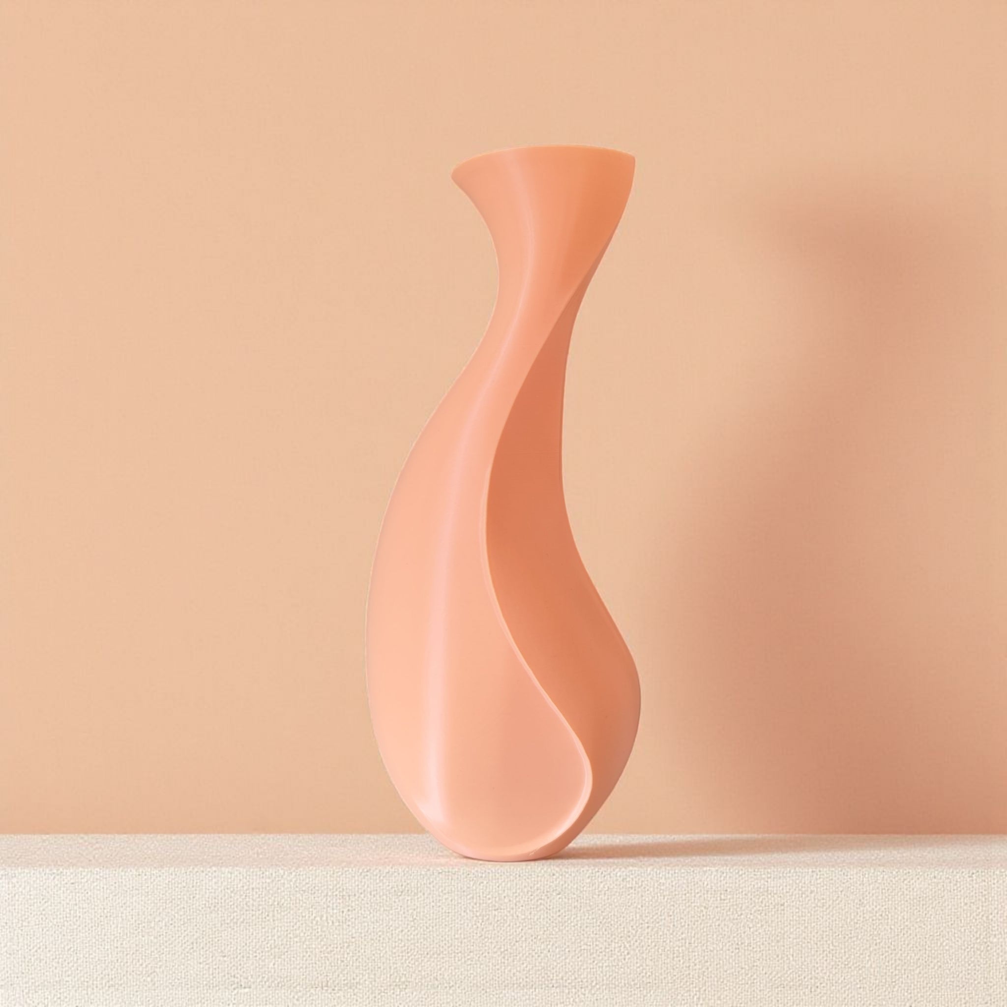 3D Printed Twisted Sculptural Vase