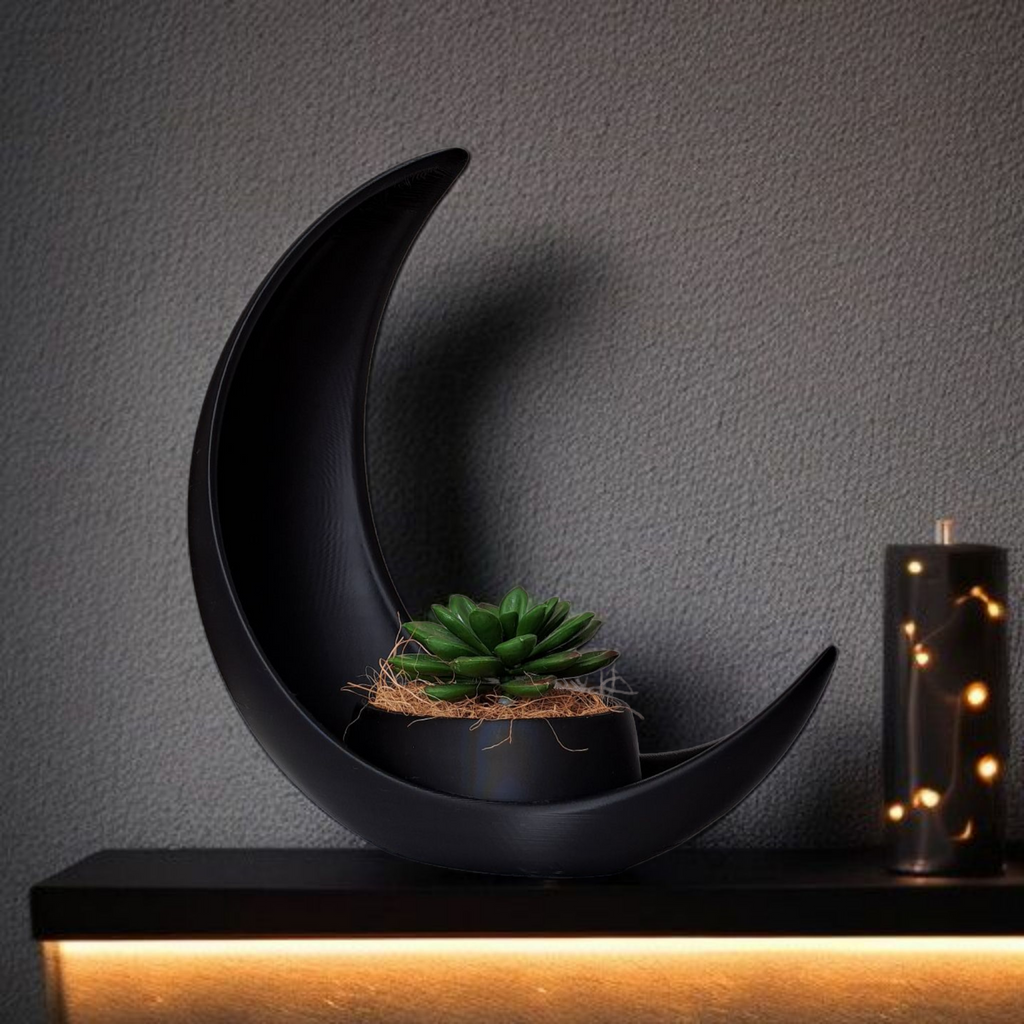 Crescent Moon Planter Stand