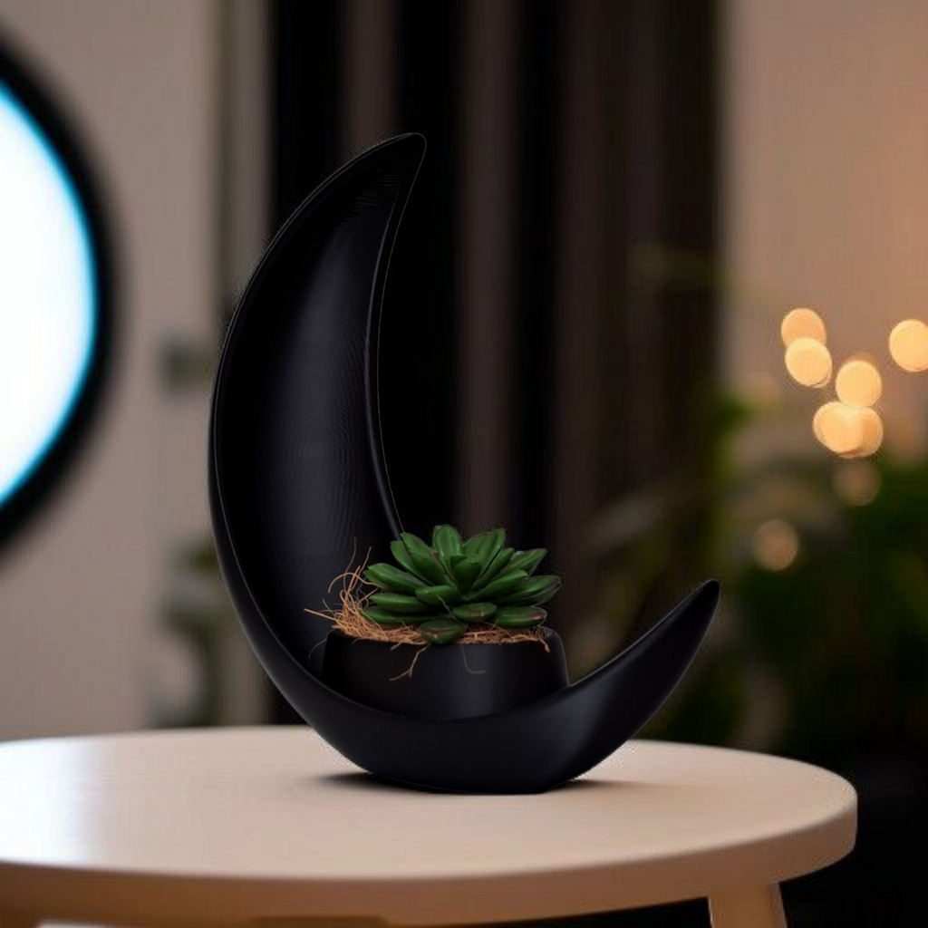Crescent Moon Planter Stand