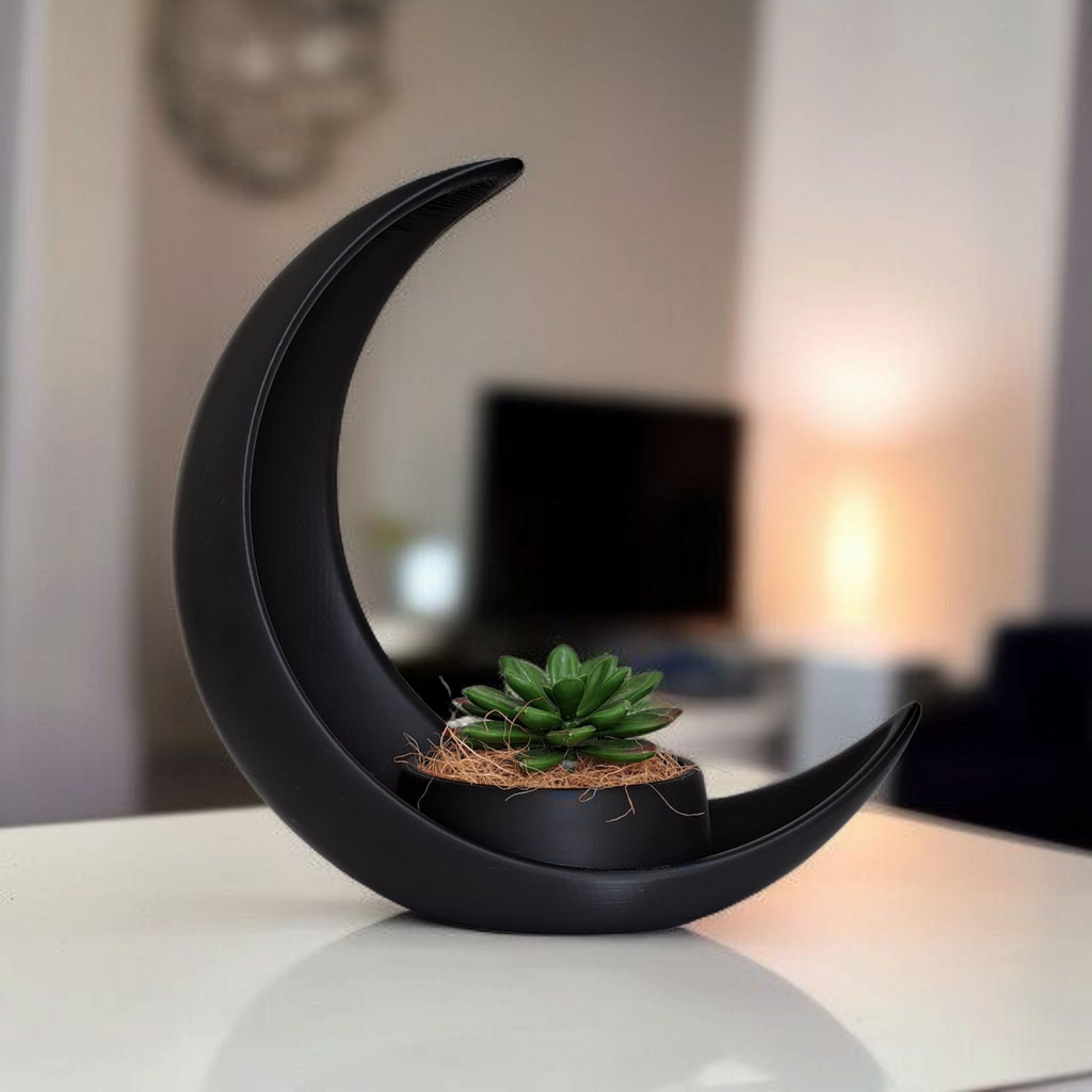 Crescent Moon Planter Stand