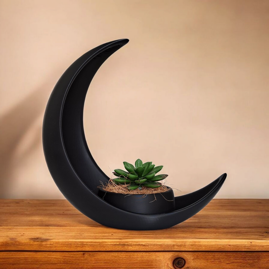 Crescent Moon Planter Stand