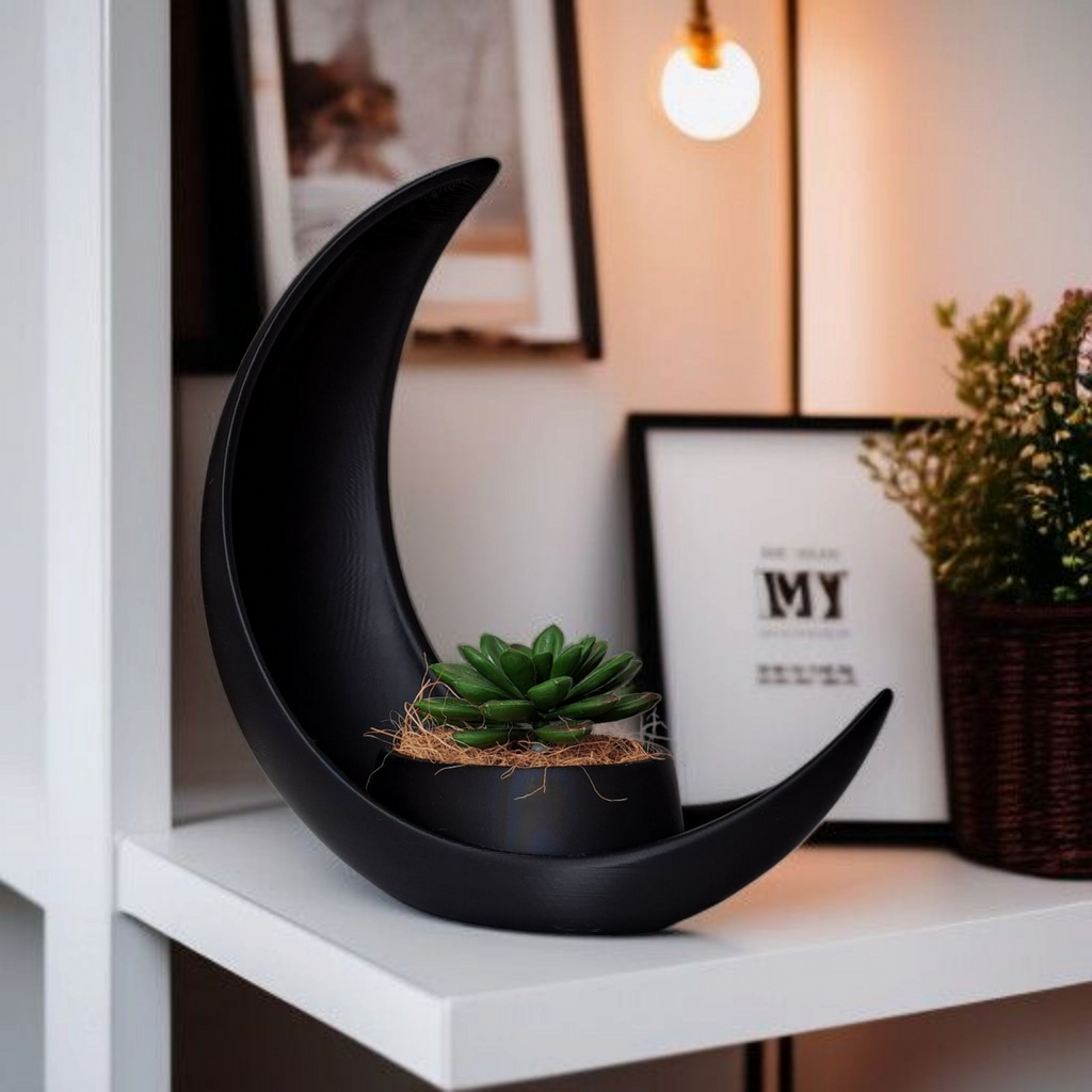 Crescent Moon Planter Stand