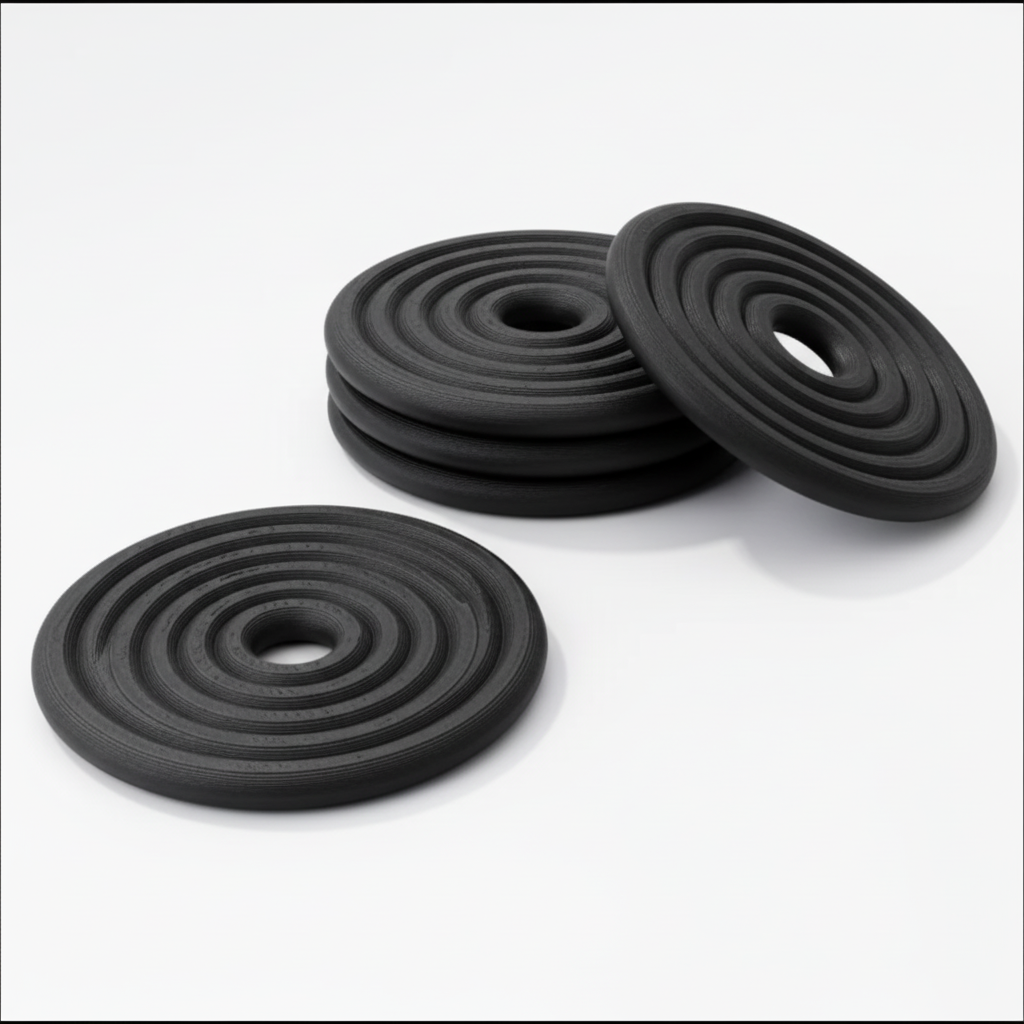 Spiral coaster in black